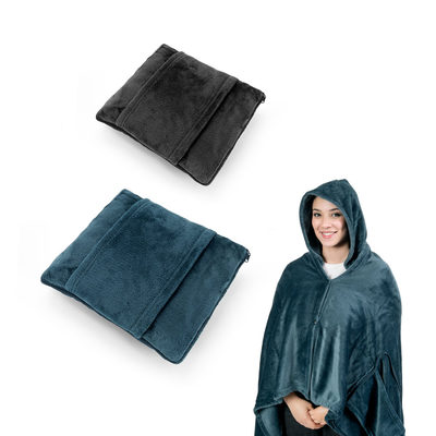 Manta 3 em 1 em tecido polar (220 g/m²) ideal para viagens